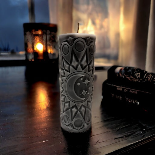 Cosmic Crescent Candle