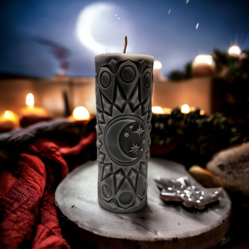 Cosmic Crescent Candle