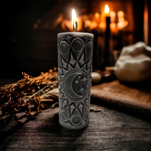 Cosmic Crescent Candle